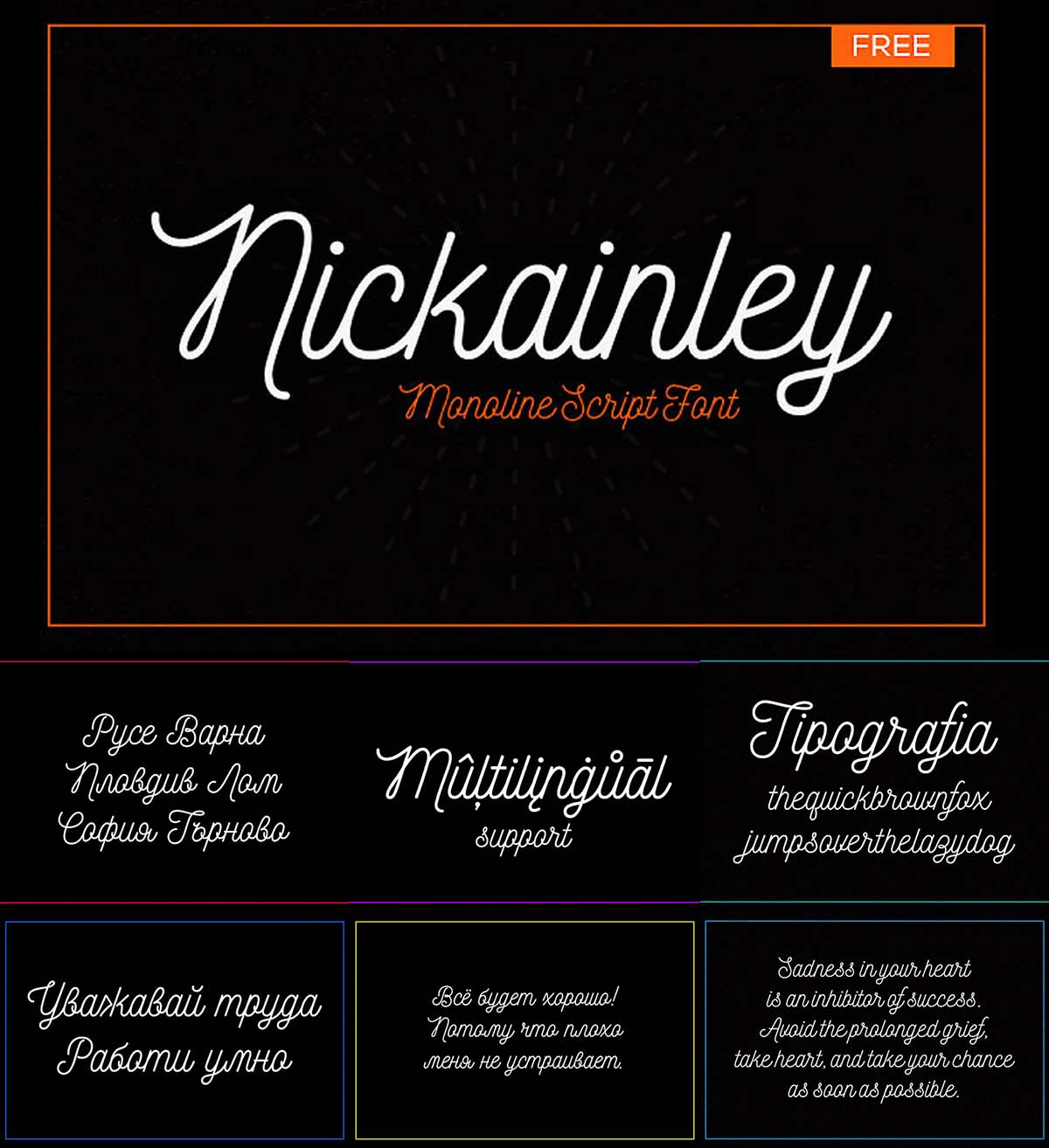Nickainley Script Font 1