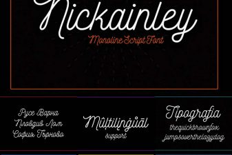 Nickainley Script Font 3